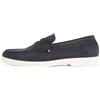 Tommy Hilfiger Uomo Mocassini Nubuck in Pelle, Blu (Desert Sky), 45