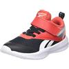 Reebok FLEXAGON Energy Alt 3.0 Cross Trainer, Bambino, Nero (Core Black/Dynamic Red/Ftwr White), 28 EU