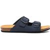 Dr. Scholl's Scholl Didier, Sandali Uomo, 2 cinturini, Blu Scuro, 45 EU