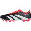 Adidas Unisex - Bambini Predator 24 League Soft Ground Boots, Core Black/Cloud White/Solar Red, 28 EU