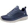 Tamaris Comfort Sneaker da donna basse Sportive Vegan, Blu (Navy Glitter), 37 EU