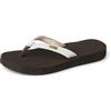 Reef - REEF STAR CUSHION, infradito da donna, multicolore(mehrfarbig (sa brown/white / bnw)),38.5