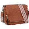 GLITZALL Borsa a Tracolla Da Donna Piccola,in Pelle PU | Borsa a tracolla con patta Tracolla regolabile,Manico decorativo,Per tutti i giorni, Appuntamenti e occasioni