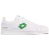 Lotto JAMBOL - Sneaker Unisex, Taglia 37 EU, Colore: Bianco/Verde, Bianco Verde, 37 EU