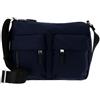 Mandarina Duck Hunter P10vct18, Borsa a Tracolla Donna, Blu (Eclipse), 28x21x11 (L x H x W)