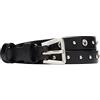 Liebeskind Pb Belt Studs Silver, Cintura S Donna, Nero, S