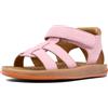 Camper Bicho K800628, Sandalo con cinturino a T Bimba 0-24, Rosa medio 004, 25 EU