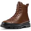 Camper Brutus K400325, Stivale alla caviglia Donna, Marrone medio 036, 38 EU