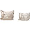 Kipling GABBIE S, Borsa a Tracolla, Donna, Argento (Metallic Glow), Taglia unica IZELLAH, Borse a Tracolla, Donna, Argento (Metallic Glow), Taglia unica