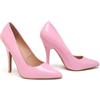 Gizelle Scarpe da Donna con Tacco Alto a Spillo a Punta da Donna, per Feste e Discoteche, Taglia 36-48, Vernice Rosa., 43 EU