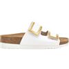 Dr. Scholl's Scholl Donna Monterey 2 Straps Ad Sandalo, bianco, 36 EU
