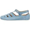 Candice Cooper ROCK T-BAR-Sandali in suede, Celeste 38