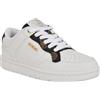 Guess CamrioSneaker Donna, Bianco Marrone 141, 6.5 UK