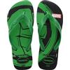 Havaianas Top Marvel Logomania Uomo FlipFlop Black / Patria Green 43 EU