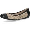 CAPRICE Ballerine da Donna in Pelle, Nero (Black Comb), 39 EU