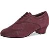 Diamant Donne Scarpe da Allenamento 183-034-550-A - Scamociato Nero Scintillio - 3,7 cm Cuban - Special Edition - Made in Germany