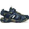 Geox J Borealis Boy C Sandal, Navy/Military, 27 EU