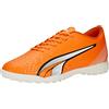 Puma Sneaker da Allenamento Ultra Play Turf da Uomo, Ultra Orange Bianco-Blu Glimmer, 41 EU