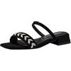 Tamaris Donna 1-1-27217-20, Mocassino, Nero, 36 EU