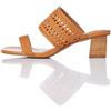 find. FIND Two Band Woven Sandal - Sandali punta aperta Donna, Marrone (Brown Brown), 39 EU