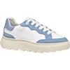 Geox D SPHERICA EC4.1 A - Scarpe da Ginnastica Donna, White/Lt Blue,