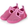 Sterntaler Ciabatte da Bagno Tinta Unita - Scarpe da Nuoto per Bambini ad Asciugatura Rapida - Scarpe da Nuoto per Ragazze in Rete Traspirante con Chiusura in, Porpora, 25/26 EU