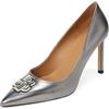 BOSS Janet_Pump90_LMNSBB, Pompa Donna, Silver, 38 EU