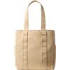 Calvin Klein Donna Borsa Tote Bag Webbing Strap Canvas Grande, Beige (Khaki Canvas), Taglia Unica