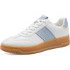 MARCO TOZZI Donna Sneaker soletta Feel Me morbida fodera interna morbida Alla moda, bianco (WHITE/LT. BLUE), 40 EU