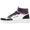 BK British Knights British Knights Noors Mid, Scarpe da Ginnastica Donna, Nero Bianco Rosa, 36 EU