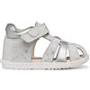 Geox B Sandal Macchia Gir, Sandali Bimba 0-24, Bianco, 24 EU