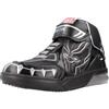Geox Sneaker J Grayjay Bambino, Nero Argento, 10 UK Child