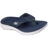 Skechers Go Consistent Sandal 2.0 Canton Flip Flop, Blu Navy, Bordo Bianco Sintetico, 47 EU