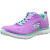 Skechers Flex Appeal 2.0 Scarpe Sportive Outdoor Donna, Rosa (praq), 40 EU