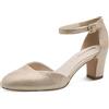 Tamaris Décolleté da donna con tacco a blocco metallico 38 EU
