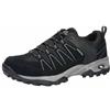 Brütting Mount Pinos Low, Scarpe da Trekking Unisex-Adulto, Nero/Grigio, 36 EU