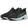 PUMA Scarpe da Training Action PRO Unisex 42, Black White Intense Mint Sunny Lime Green