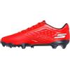 Skechers Razor 1.5 Academy FG - Scarpe da Corsa da Uomo, Colore Rosso Sintetico/Bordo Nero, Taglia 44