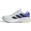 Adidas Uomo Questar 3 Running Shoes, Ftwr White/Core Black/Cobalt Blue, 38 2/3 EU
