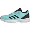 adidas Unisex - Bambini e Ragazzi Court Stabil Shoes, Flash Aqua/Core Black/Ftwr White, 36 2/3 EU