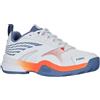 K-Swiss Men's Speedex Tennis Shoe, White Infinity Scarlet Ibis, 44.5 EU