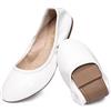 LM Donne Ballerine Rotondo Dita Slip On Scarpe Piatto Vestito Casual Scarpe Pieghevole Portatile da Viaggio Balletto Piatto