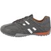 Geox Uomo Snake K, Sneakers Uomo, Grigio Lt Grey Anthracite, 47 EU