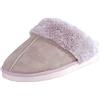 Autumn Faith Ladies Slippers Womens Microsuede Mules Upper White Fleece Lining Non-Slip Tough Eva Sole Pink 6 UK, Pantofole Donna, Rosa, 39 EU