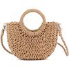 QTKJ - A-03, borsa di paglia Donna
