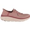 Skechers D'Lux Walker 2.0 Thrill Movement, Scarpe da Ginnastica Donna, Dark Mauve Knit/Trim, 40 EU