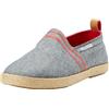 Tommy Hilfiger Espadrillas Uomo Basic Tommy Flat Scarpe in Tela, Blu (Desert Sky), 40