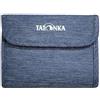 Tatonka Portafoglio Euro Wallet - Portafoglio con chiusura in con 5 scomparti per carte di credito, scomparto per banconote e scomparto con cerniera per monete, 10 x 14 x 2 cm, blu navy