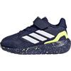 adidas Unisex - Bimbi 0-24 Runfalcon 5 Infants Shoes, Dark Blue/Ftwr White/Hi-RES Yellow, 19 EU