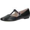 CAPRICE slip-on da donna in pelle con fibbia, Nero (Black Nappa), 38 EU
